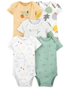 KIT 5 BODYS CARTERS VEGETAIS