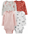 KIT 4 BODYS CARTERS FLORESTA ROSA