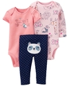 CONJUNTO 3 PECAS CARTERS PANDA BUMBUM