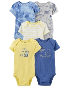 KIT 5 BODYS CARTERS BALEIA TIE DYE