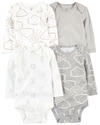 KIT 4 BODYS CARTERS LUA, SOL, ESTRELA