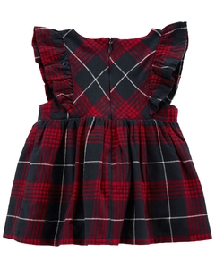 VESTIDO FESTA OSHKOSH XADREZ VERMELHO - comprar online