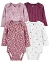 KIT 4 BODYS CARTERS FLORAL, LISTRADO