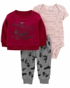 CONJUNTO 3 PECAS CARTERS AGASALHO FLEECE LITTLE ADVENTURER