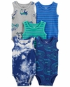 KIT 5 BODYS CARTERS REGATAS TIE DYE