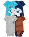 KIT 5 BODYS CARTERS MONSTROS COD. 24071007