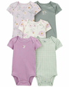 KIT 5 BODYS CARTERS FLORAL COD. 24071029