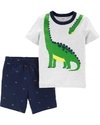 CONJUNTO 2 PECAS CARTERS DINOSSAURO