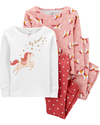 PIJAMA CARTERS 4 PECAS UNICORNIO