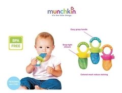 ALIMENTADOR COM REDINHA MUNCHKIN 2 UNID. AZUL/VERDE - comprar online