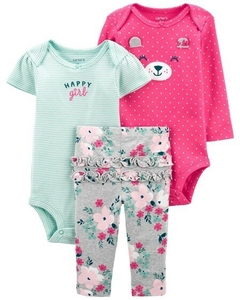 CONJUNTO 3 PECAS CARTERS CALÇA FLORAL