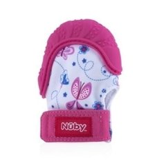 LUVA MORDEDOR PARA BEBE NUBY ROSA