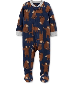 MACACÃO CARTERS ZIPER FLEECE URSO