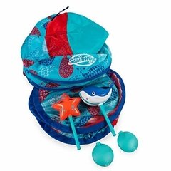 BOIA SWIMWAYS COM CABANINHA AZUL na internet