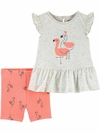 CONJUNTO 2 PECAS FLAMINGO CHILD OF MINE BY CARTERS