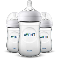 MAMADEIRA AVENT 260ml COM 3 UNIDADES TRANSPARENTE