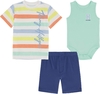 CONJUNTO 3 PECAS TOMMY HILFIGER BODY REGATA, BLUSA E SHORT