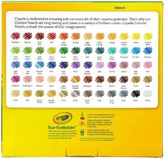 LAPIS DE COR CRAYOLA 100 CORES + 16 CORES ART NEON E METALICO na internet