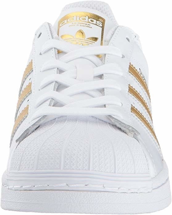 Tênis Superstar Adidas - Branco/Dourado