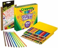 LAPIS DE COR CRAYOLA 100 CORES + 16 CORES ART NEON E METALICO