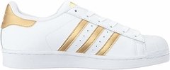 Imagem do TENIS ADIDAS SUPERSTAR BRANCO E DOURADO