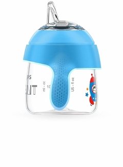 COPO ANTIVAZAMENTO AVENT PHILIPS PINGUIM 200ml 6m+ AZUL na internet