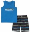 CONJUNTO 2 PECAS CALVIN KLEIN REGATA AZUL