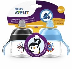 COPO ANTIVAZAMENTO AVENT PHILIPS PINGUIM 200ml 6m+ PRETO - comprar online