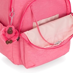 MOCHILA KIPLING SEOUL GO FIESTA PINK - loja online