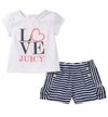 CONJUNTO 2 PECAS JUICY COUTURE SHORT LISTRADO