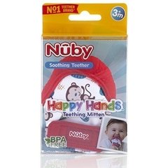 LUVA MORDEDOR PARA BEBE NUBY VERMELHA na internet