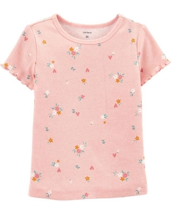 VESTIDO LISO E BLUSA ROSA FLORAL CARTERS na internet