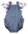 JARDINEIRA COM BLUSA CARTERS BORBOLETA