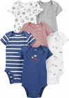 KIT 6 BODYS SIMPLE JOY BY CARTERS COD. 24081003