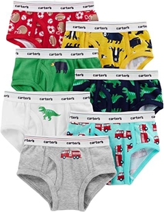 KIT 7 CUECAS CARTERS ANIMAIS