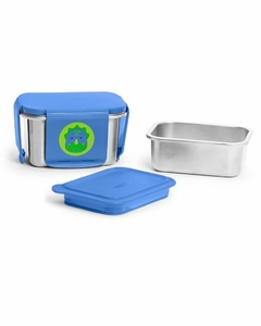 KIT LANCHE AÇO INOXIDÁVEL SKIP HOP ZOO DINOSSAURO - comprar online