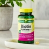 BIOTIN SPRING VALLEY 10,000 MCG PLUS KERATINA, 120 TABLETES EUA