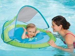 BOIA SWIMWAYS COM CABANINHA VERDE na internet