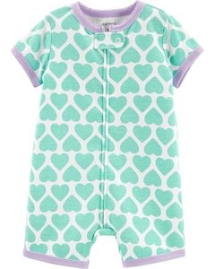 PIJAMA ROMPER CARTERS CORACAO