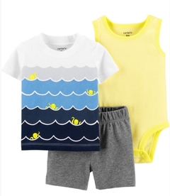 CONJUNTO 3 PECAS CARTERS POLVO NO MAR