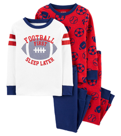 PIJAMAS CARTERS 4 PECAS FOOTBALL FIRST