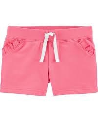 SHORT CARTERS BABADO BOLSO ROSA