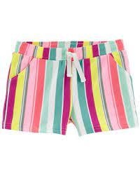 SHORT CARTERS LISTRADO BOLSO COLORIDO