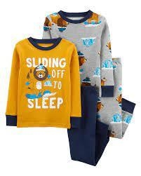 PIJAMA CARTERS 4 PECAS LEAO SURFISTA