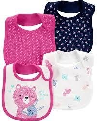 KIT 4 BABADORES CARTERS BICHINHOS