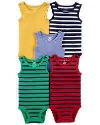 KIT 5 BODYS CARTERS REGATA LISTRADOS