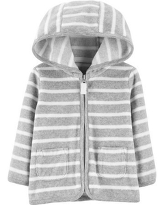 MOLETON CARTERS FLEECE LISTRADO CINZA