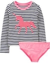 CONJUNTO 2 PECAS OSHKOSH UNICORNIO COM PROTECAO