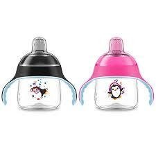 COPO ANTIVAZAMENTO AVENT PHILIPS PINGUIM 200ml 6m+ ROSA