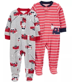 KIT 2 MACACAO FLEECE CARTERS BOMBEIRO